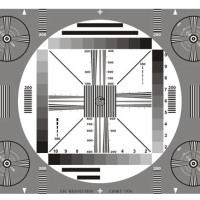 Lens Resolution Test Chart