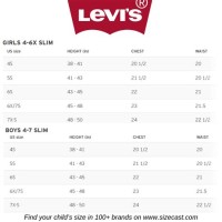 Levi S Children Size Chart