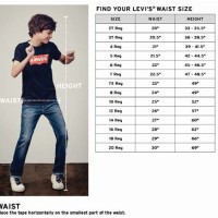 Levi S Youth Jeans Size Chart