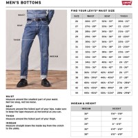 Levis Male Size Chart