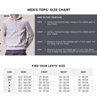 Levis Shirt Size Chart India