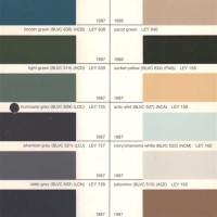 Leyland Paint Colour Chart 2020