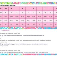 Lilly Pulitzer Dress Size Chart