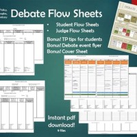 Lincoln Douglas Debate Flow Chart Template