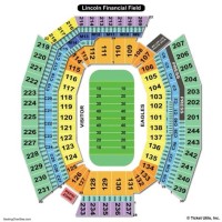 Lincoln Financial Field Seating Chart Rows