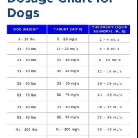 Liquid Benadryl Chart For Dogs