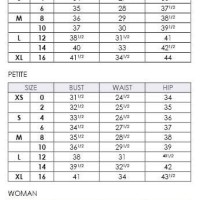 London Times Dress Size Chart