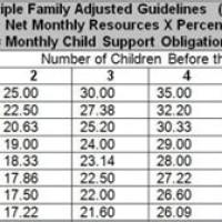 Louisiana Child Support Calculation Chart