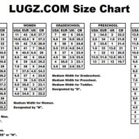 Lugz Shoe Size Chart