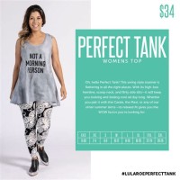 Lularoe Perfect Tank Top Size Chart