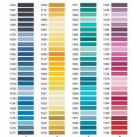 Madeira Polyester Embroidery Thread Color Chart