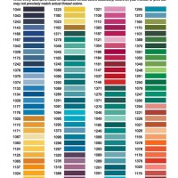 Madeira Thread Color Chart Conversion