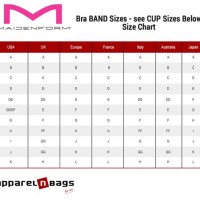 Maidenform Size Chart Bra