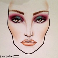 Makeup Face Chart Paper