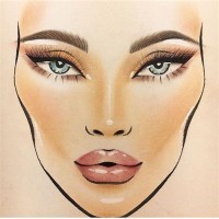 Makeup Face Chart