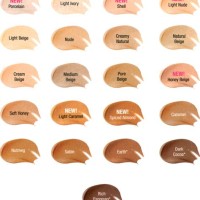 Makeup Foundation Color Chart