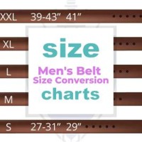 Male Belt Size Chart