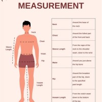 Male Body Measurement Chart For Sewing