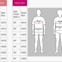 Male To Female Waist Size Conversion Chart