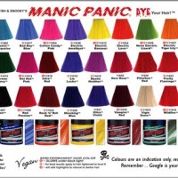 Manic Panic Hair Colour Chart