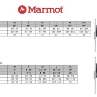 Marmot Pants Size Chart