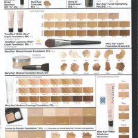 Mary Kay Mineral Powder Foundation Shade Chart