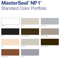 Masterseal Np1 Color Chart