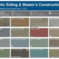 Mastic Siding Color Chart