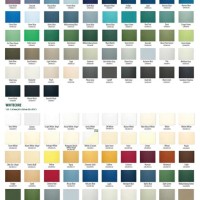 Mat Board Color Chart