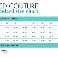 Med Couture Men S Size Chart