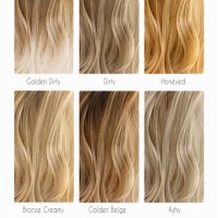 Medium Blonde Hair Colour Chart