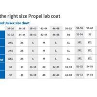 Medline Lab Coat Size Chart