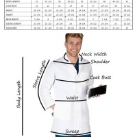 Men 8217 S Lab Coat Size Chart