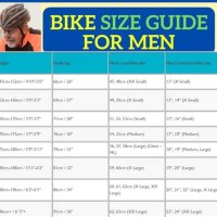 Men S Bike Size Chart Inches