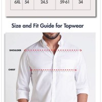 Men S Formal Shirt Size Chart India