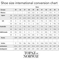 Men S International Shoe Conversion Chart