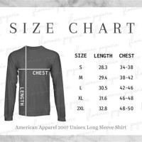 Men S Long Sleeve Shirt Size Chart