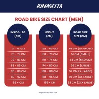 Men S Road Bike Frame Size Chart