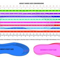 Men S Shoe Size To Women Conversion Chart