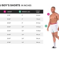 Men S Shorts Size Chart Uk