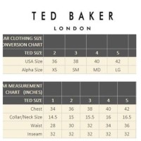 Men S Size Chart Conversion Ted Baker