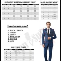 Men S Suit Size Chart Conversions