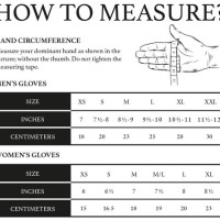 Mens Leather Glove Size Chart