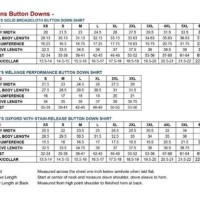 Mens On Down Size Chart