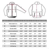 Mens Pea Coat Size Chart