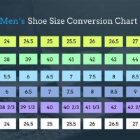 Mens Size Chart Conversion Shoes