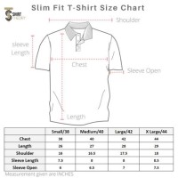 Mens Slim Fit T Shirt Size Chart