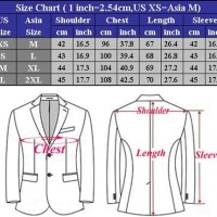 Mens Sport Jacket Size Chart