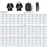 Mens Suit Chart Size