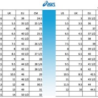 Mens To Womens Shoe Size Conversion Chart Asics